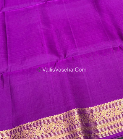 Pure Soft Silk Saree - Kanchi Border - VVPSS033
