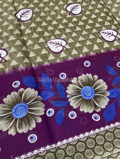 Pure Cotton Voile Saree | VVPVS001