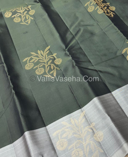 Half Mix - Pure Soft Silk Saree - VVPSS049