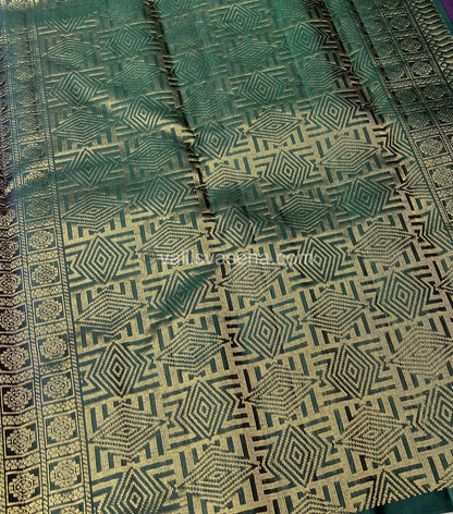 Pure Soft Silk Saree  - Temple Design Border - VVPSS032