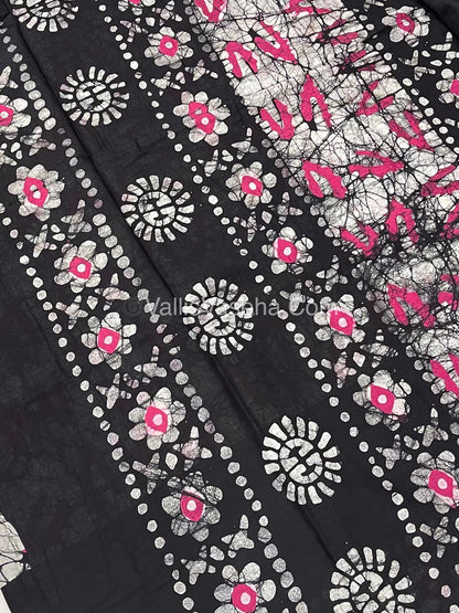 Pure Soft Mul Mul Cotton Sarees - Hand Block Prints - VVMMC007