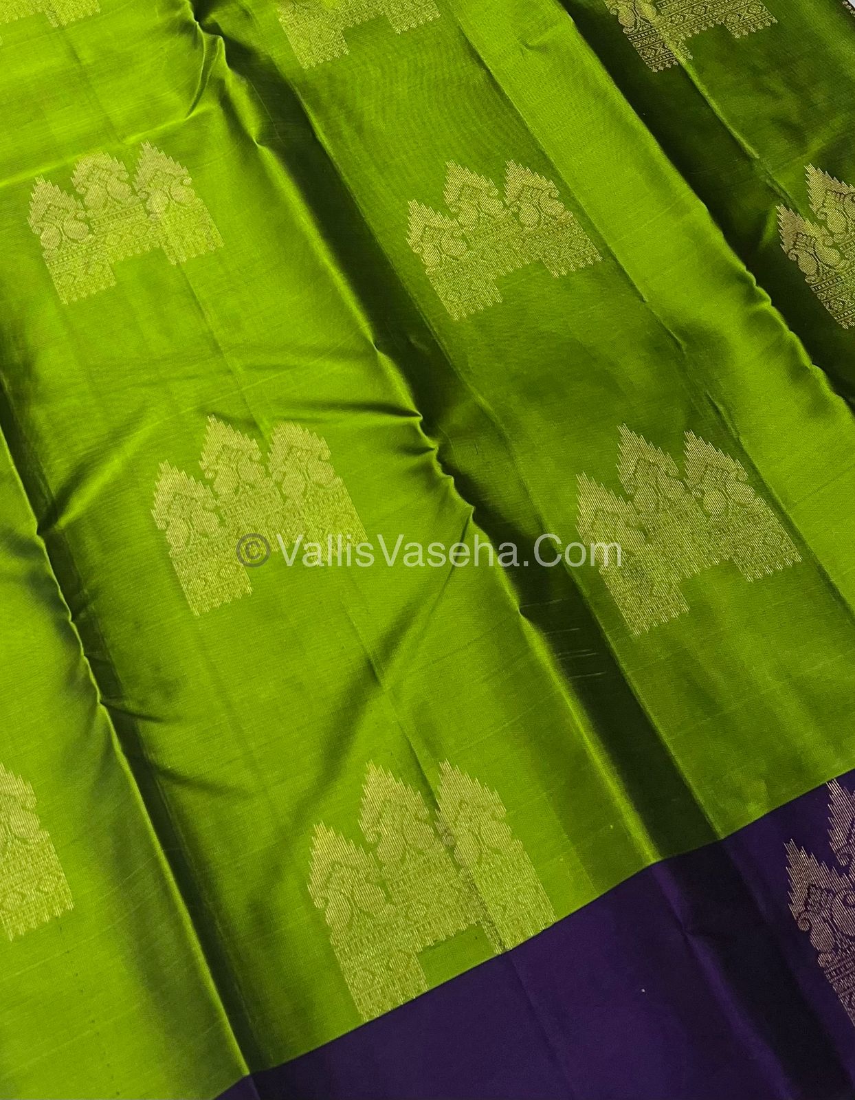 Half Mix - Pure Soft Silk Saree - VVPSS030
