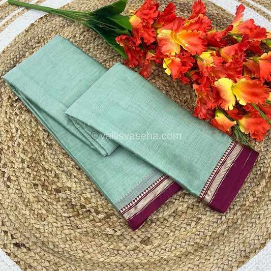 Narayanapet Mercerised Cotton Saree - VVNMC001