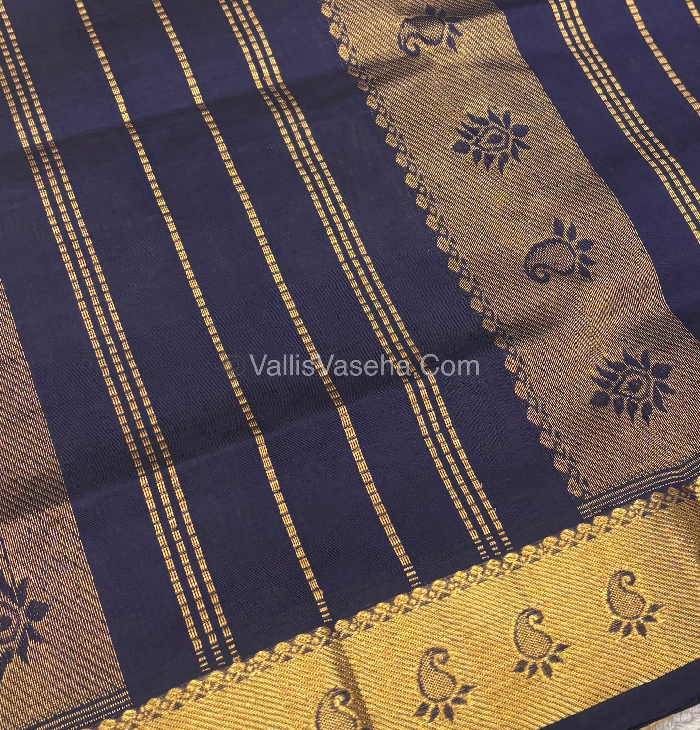 Pure Silk Cotton Saree - Pazhum Pazhamum Checks Design - VVPPSC02