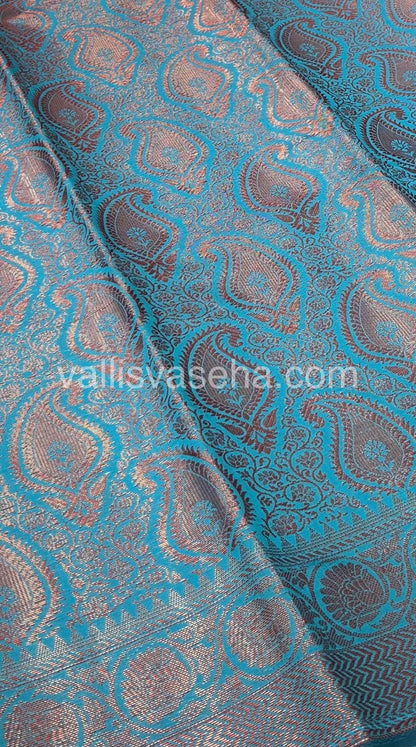 Banarasi - Copper Zari Saree - VVCZ001