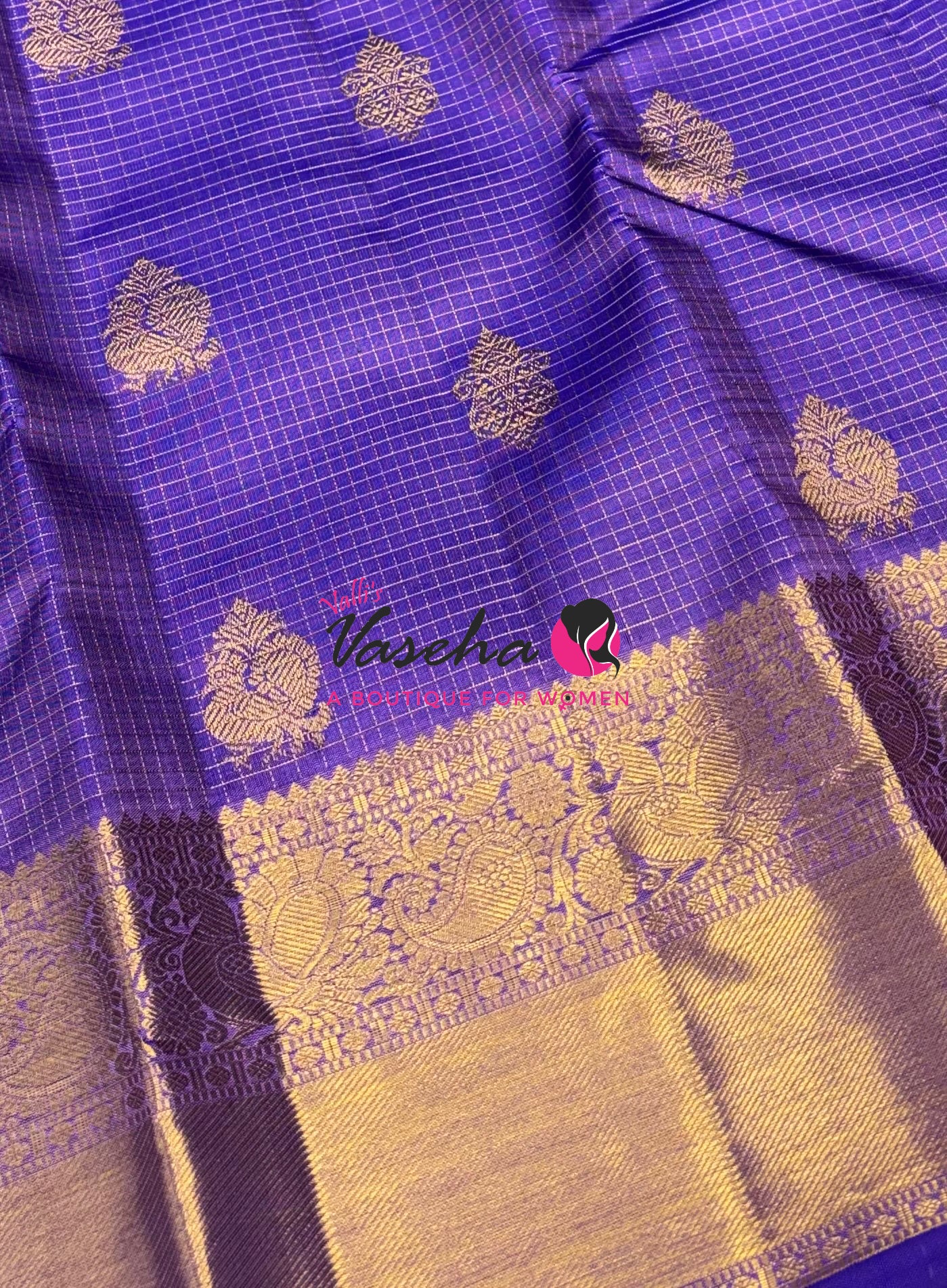 Pure Kanchipuram Silk Saree - Lavender Shade - VVPS040