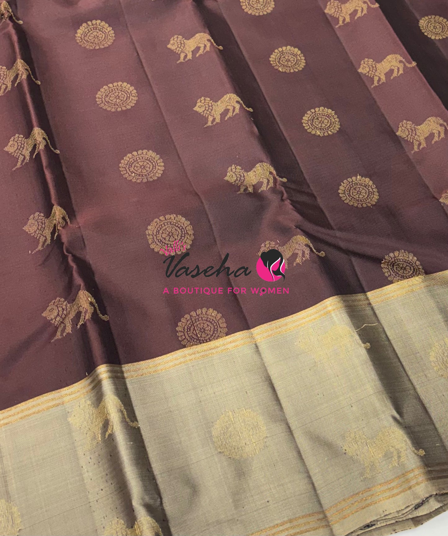 Half Mix - Pure Soft Silk Saree - Long Retta Petta Border with Butta - VVPSS105