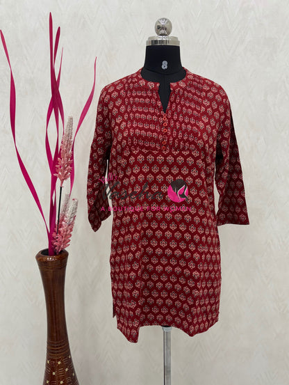 Ready Made - Short Top - Red Color - VVRST003
