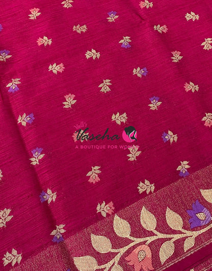 Banarasi - Heritage Meenakari Silk - Pink Shade - VVBHS012
