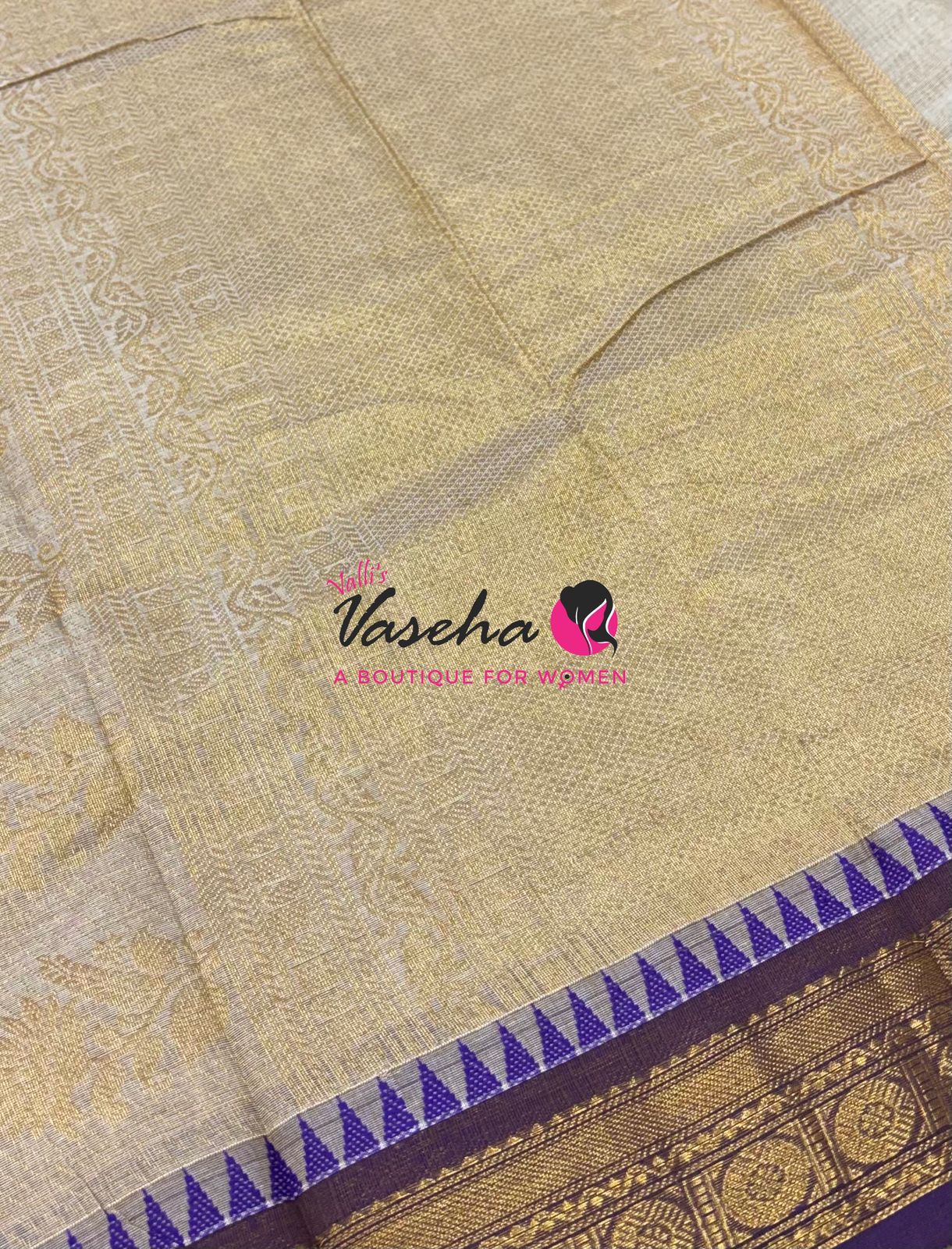 Kanchi Cotton Saree - VVKCS023