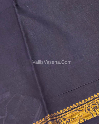 Sungudi Cotton Saree  - Kolam Print  - VVSKP001