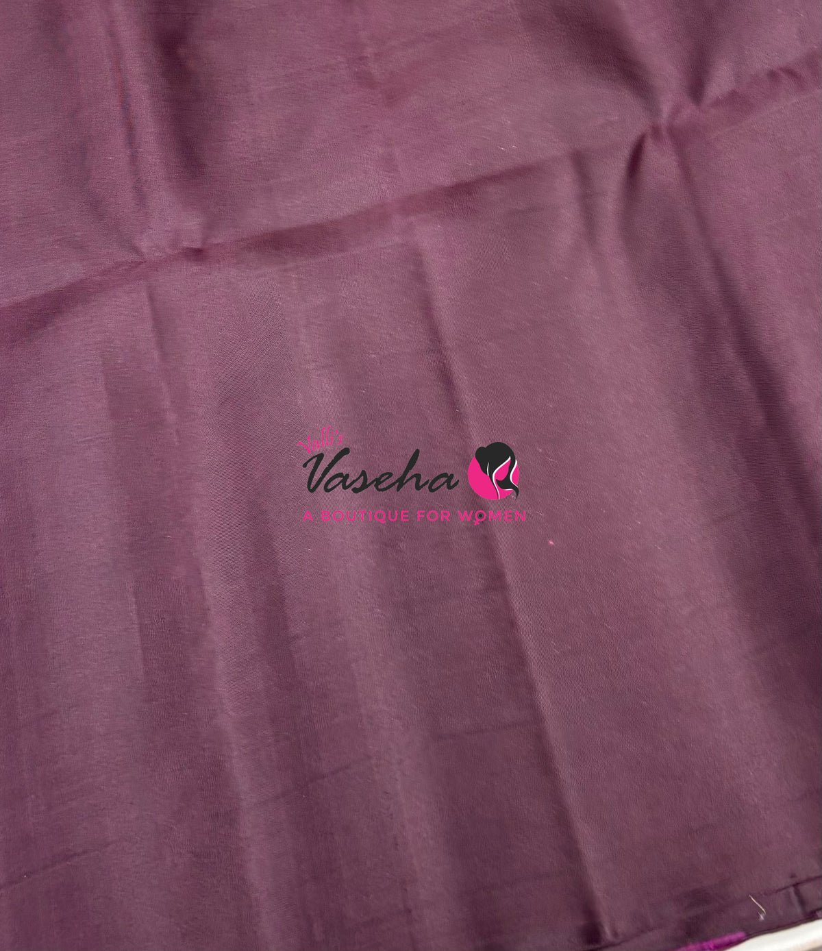 Pure Soft Silk Saree - Pink & Wine Brown Shade - VVPSS055