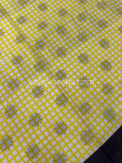 Pure Soft Mul Mul Cotton Sarees - Hand Block Prints - VVMMC008