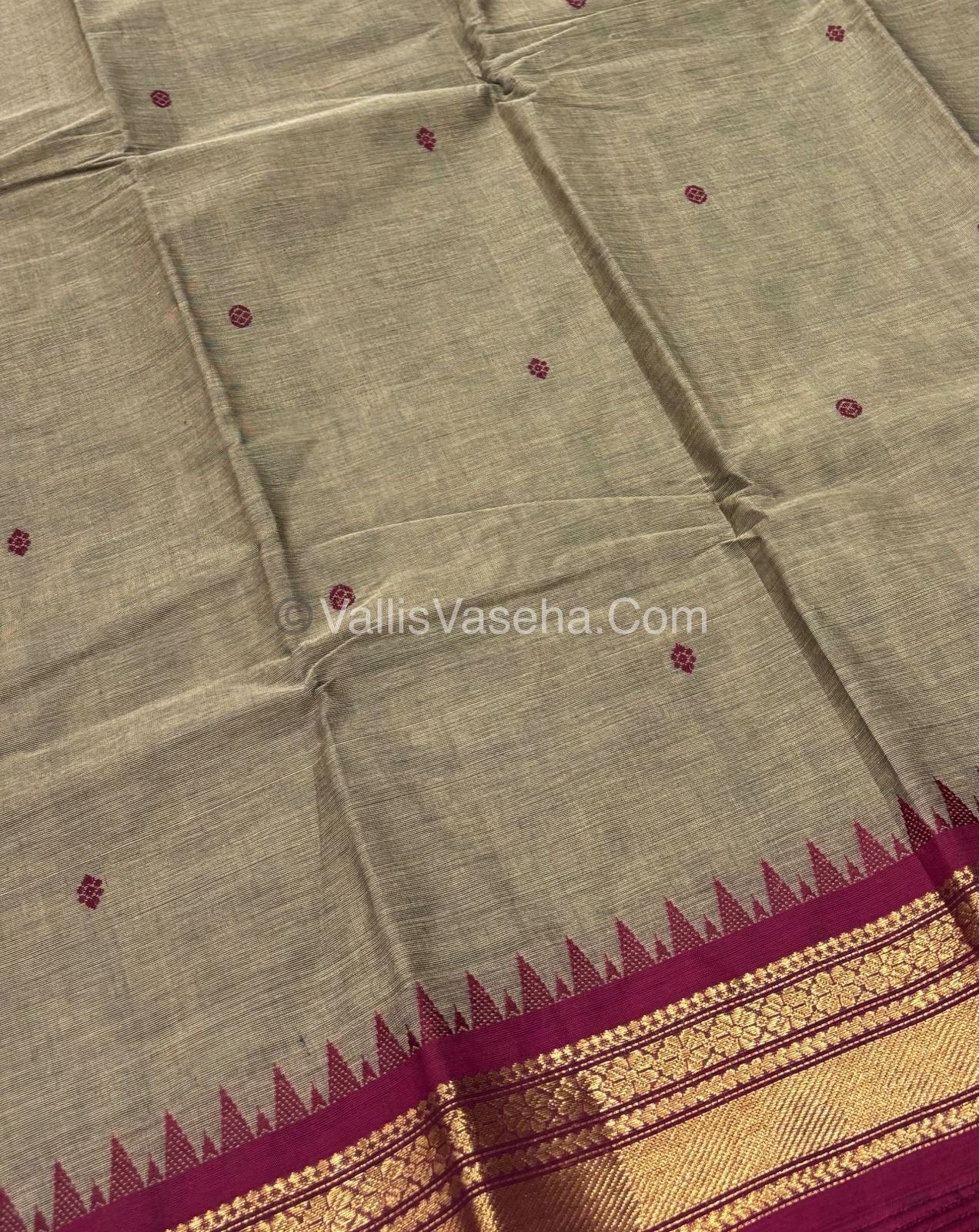 Kanchi Cotton Saree - VVKCS017