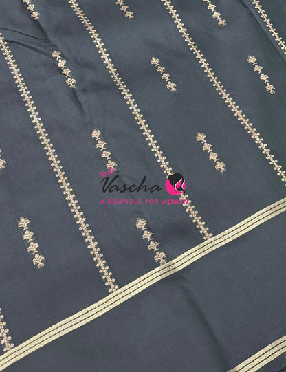 Semi Soft Silk  - Black Shade -VVSSS040