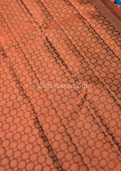 Half Mix - Pure Soft Silk Saree - VVPSS030