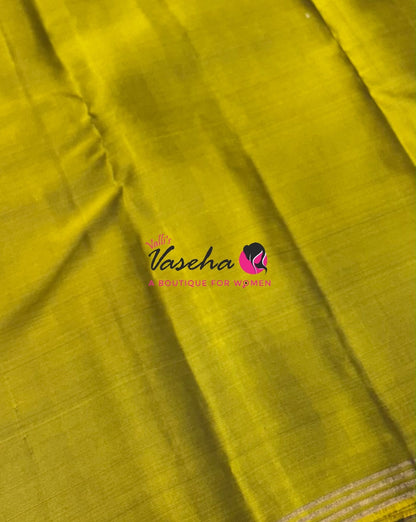 Half Mix - Pure Soft Silk Saree - Retta Petta Border - VVPSS154