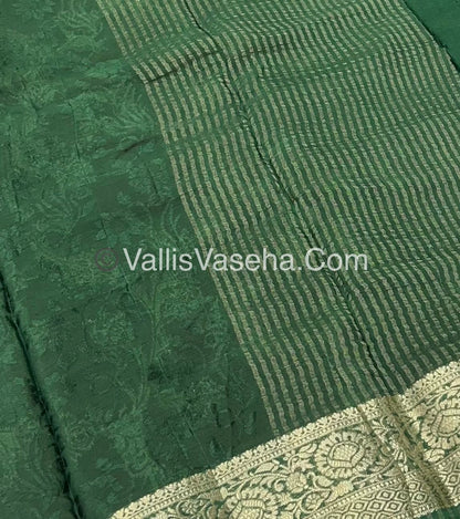 Semi Viscose / Semi Mysore Crepe Silk Variety - Embossed Design - VVSMC002