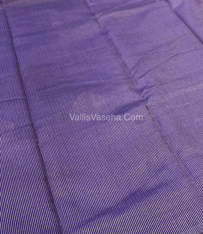 Semi Tussar Silk Saree - Violet Shade - VVSTS016