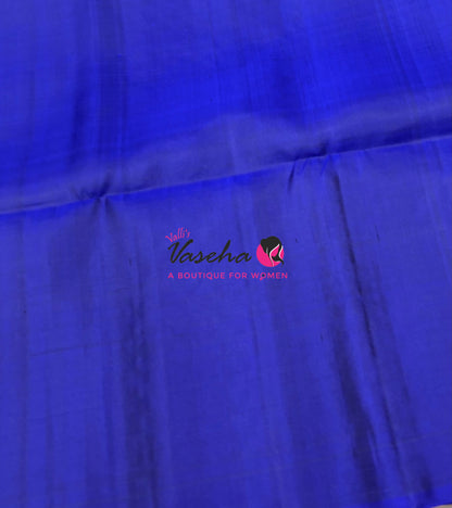 Pure Soft Silk Saree  - Blue Shade - VVPSS094