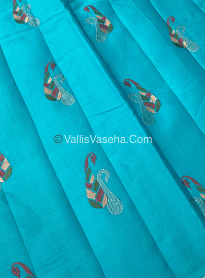 Butter Silk - Blue & Purple Combo - VVBS002