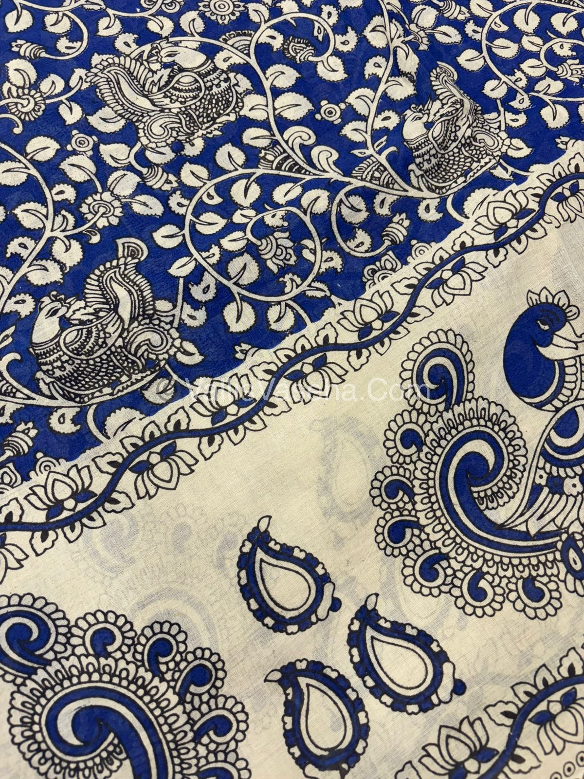 Pure Kalamkari Cotton Saree - VVPKC002