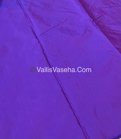 Semi Silk Saree - Aarani Pattu Style - VVSSS005