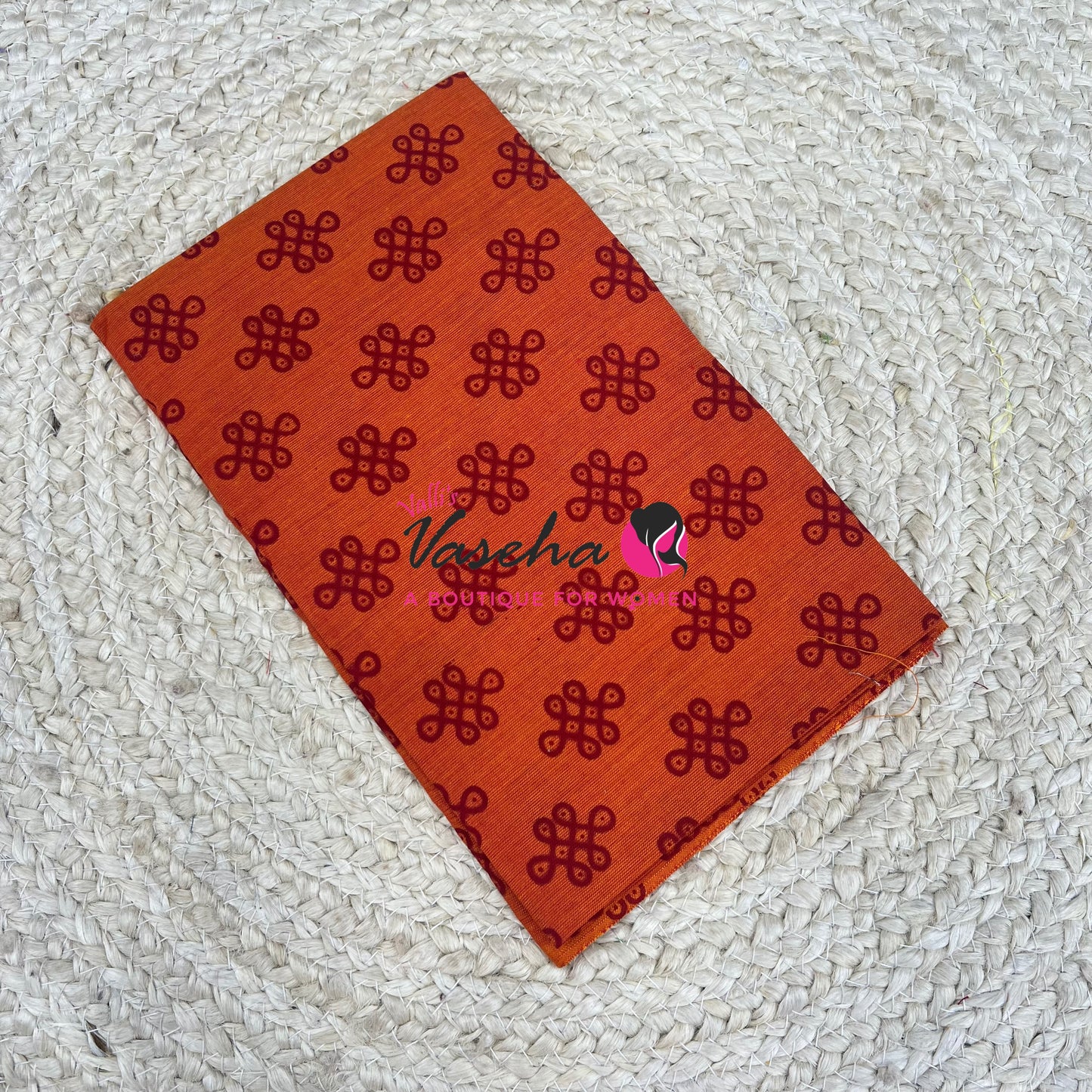 Blouse Bit - Kolam Print - 1 mtr - VVBB001