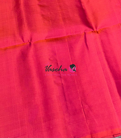 Pure Soft Silk Saree  - Peachich Pink Shade - VVPSS113