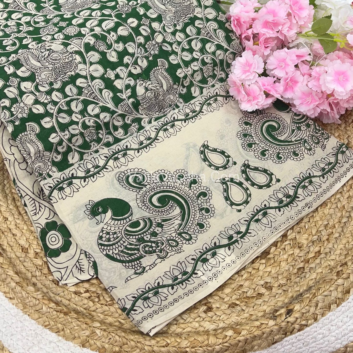 Pure Kalamkari Cotton Saree - VVPKC002
