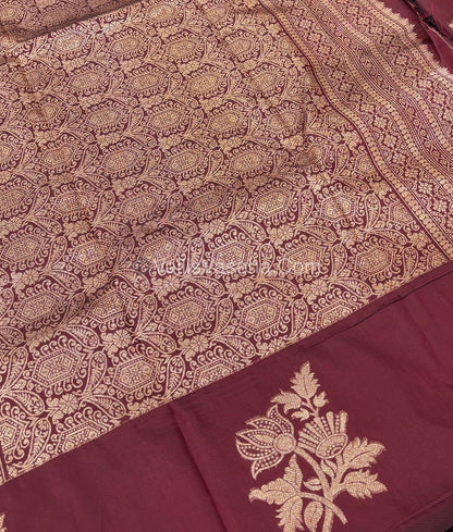 Semi Soft Silk - Wine Shade -VVSSS019