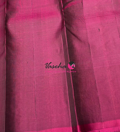 Pure Soft Silk Saree  - Temple Design Border - VVPSS032