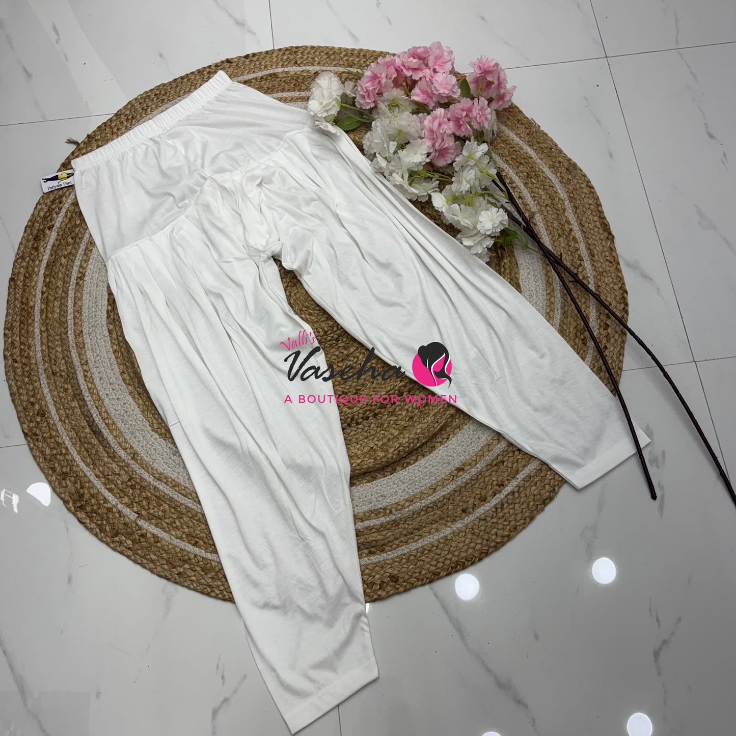 Semi Patiyala - White Shade - VVSP001