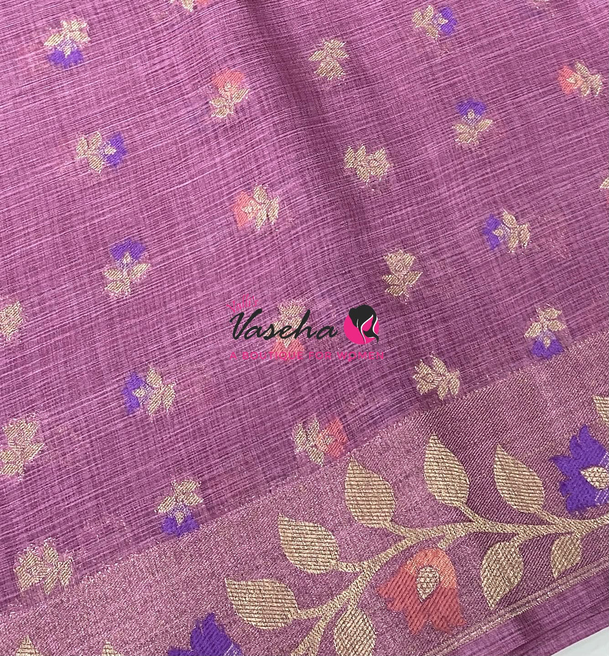 Banarasi - Heritage Meenakari Silk - Onion Pink Shade - VVBHS012