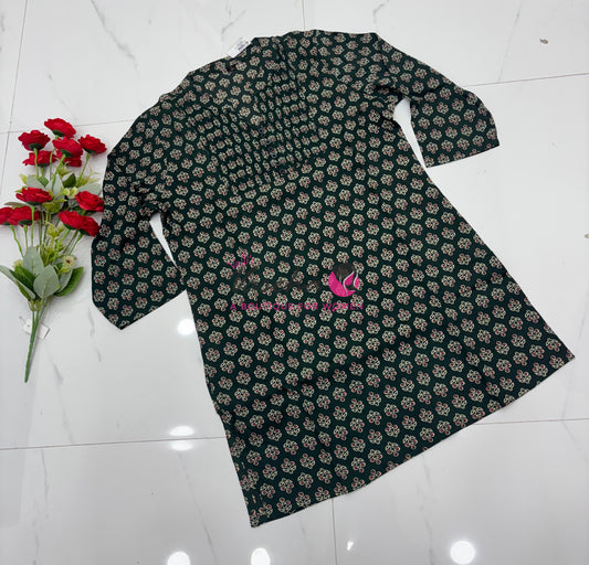 Ready Made - Short Top - Green Color - VVRST003