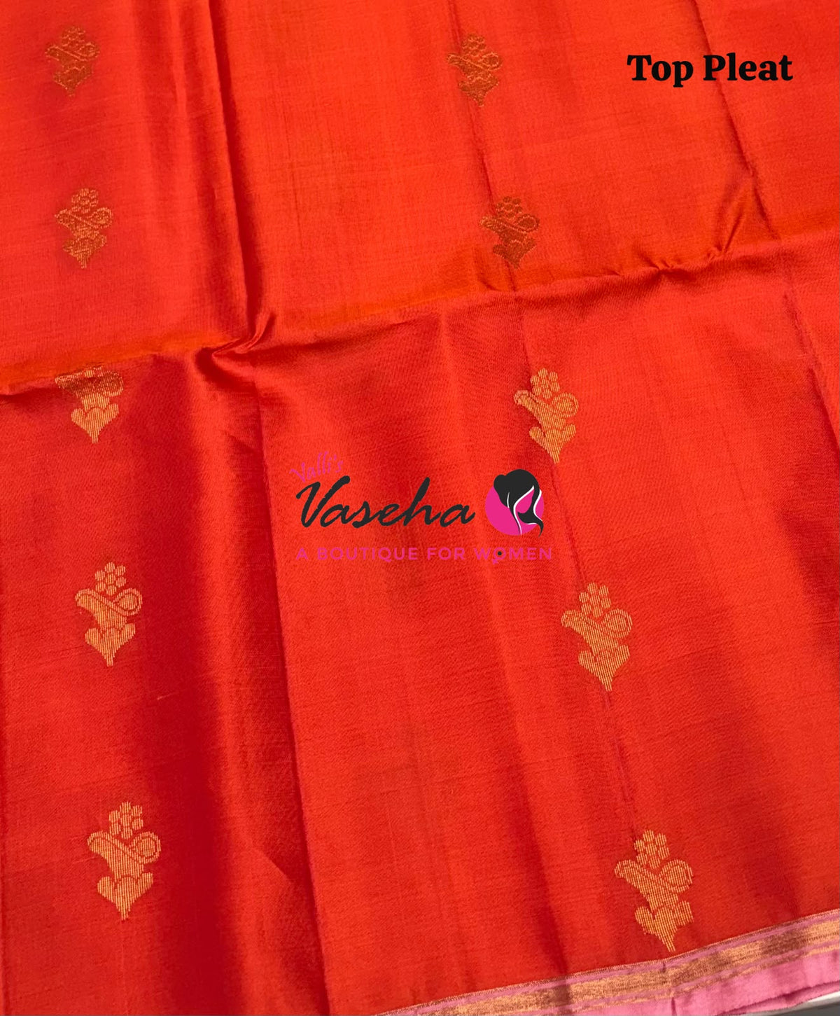 Pure Soft Silk Saree - Partly Pallu -  Half & Half Saree - VVPSS088