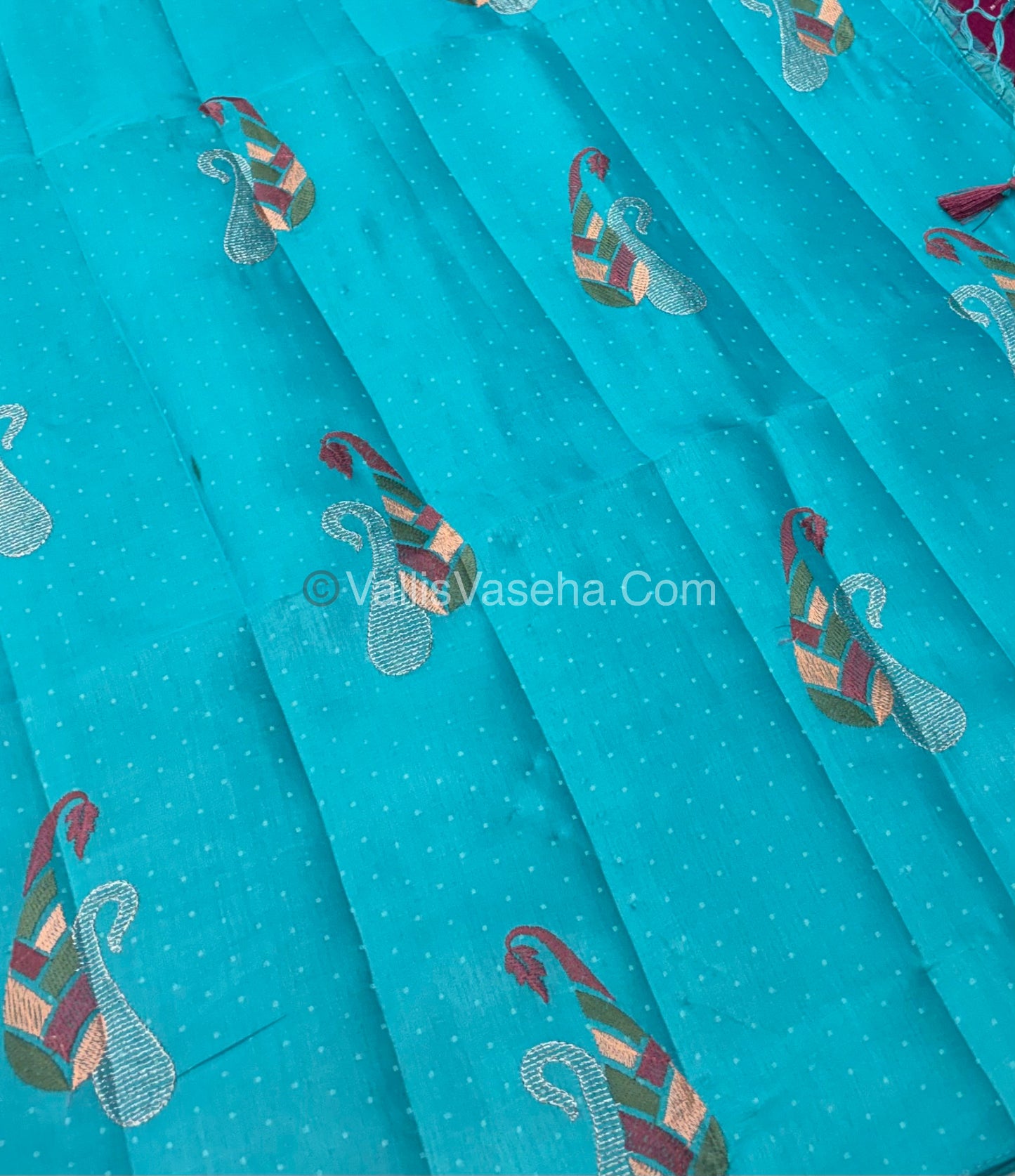 Butter Silk - Blue & Pink Combo - VVBS001