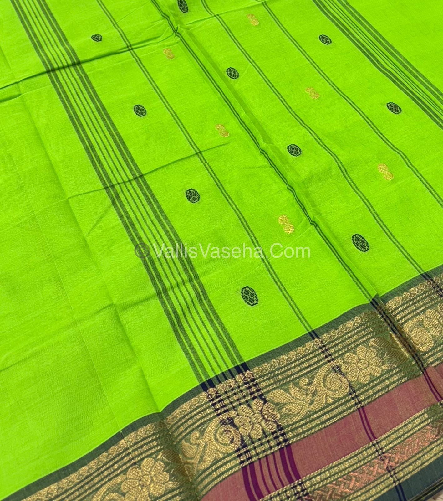 Kanchi Cotton Saree - VVKCS012