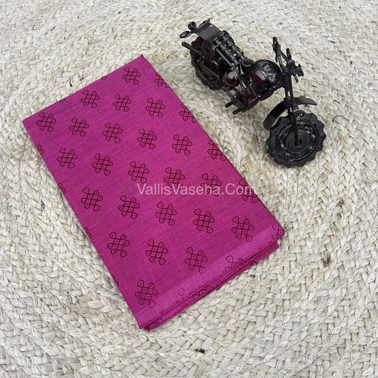 Blouse Bit - Kolam Print - 1 mtr - VVKPB001