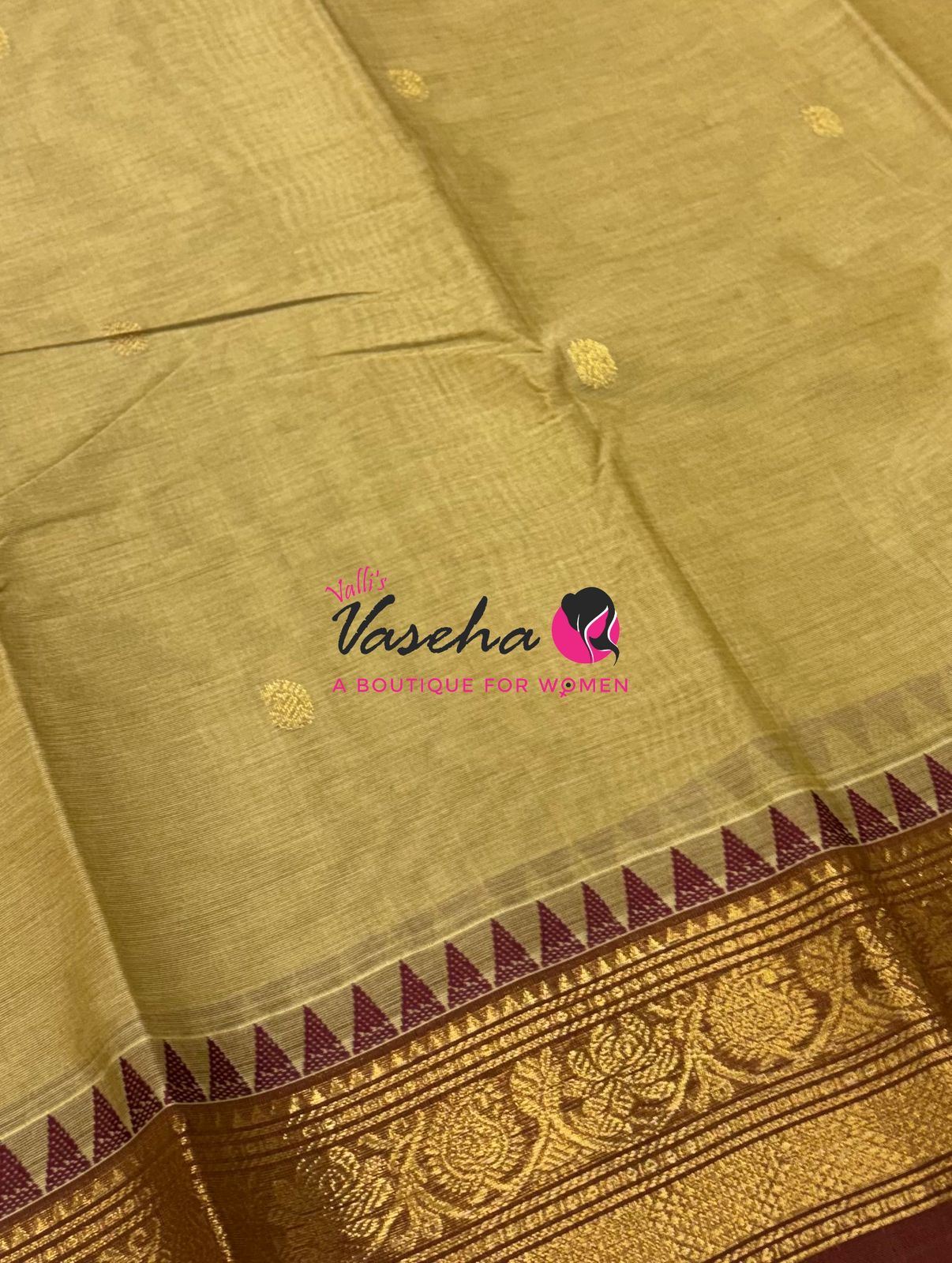 Kanchi Cotton Saree - VVKCS026