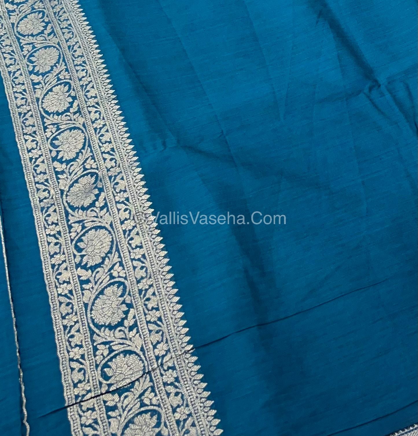 Banarasi - Heritage Silk - Semi Kathan Silk - Ramar Blue Shade- VVBHS001