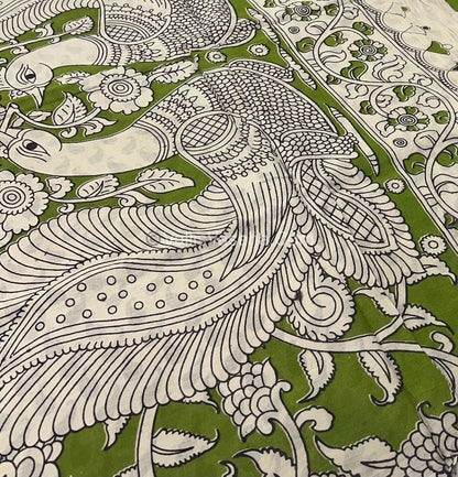 Pure Kalamkari Cotton Saree - VVPKC002