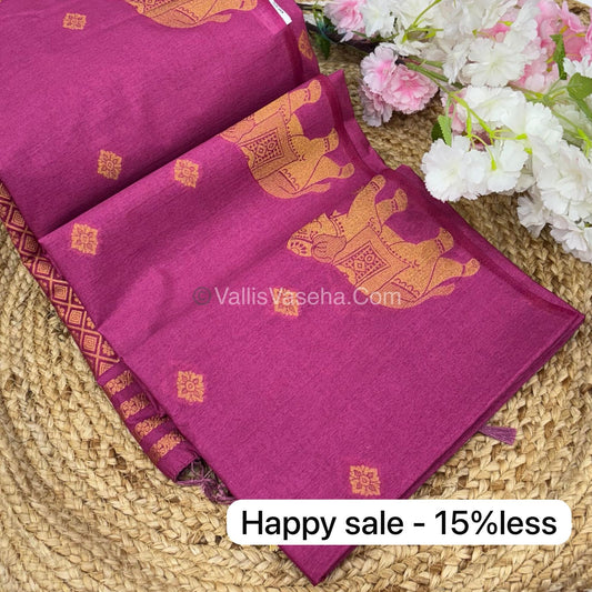 Mulberry Semi Silk - Onion Pink Shade - VVMSS001