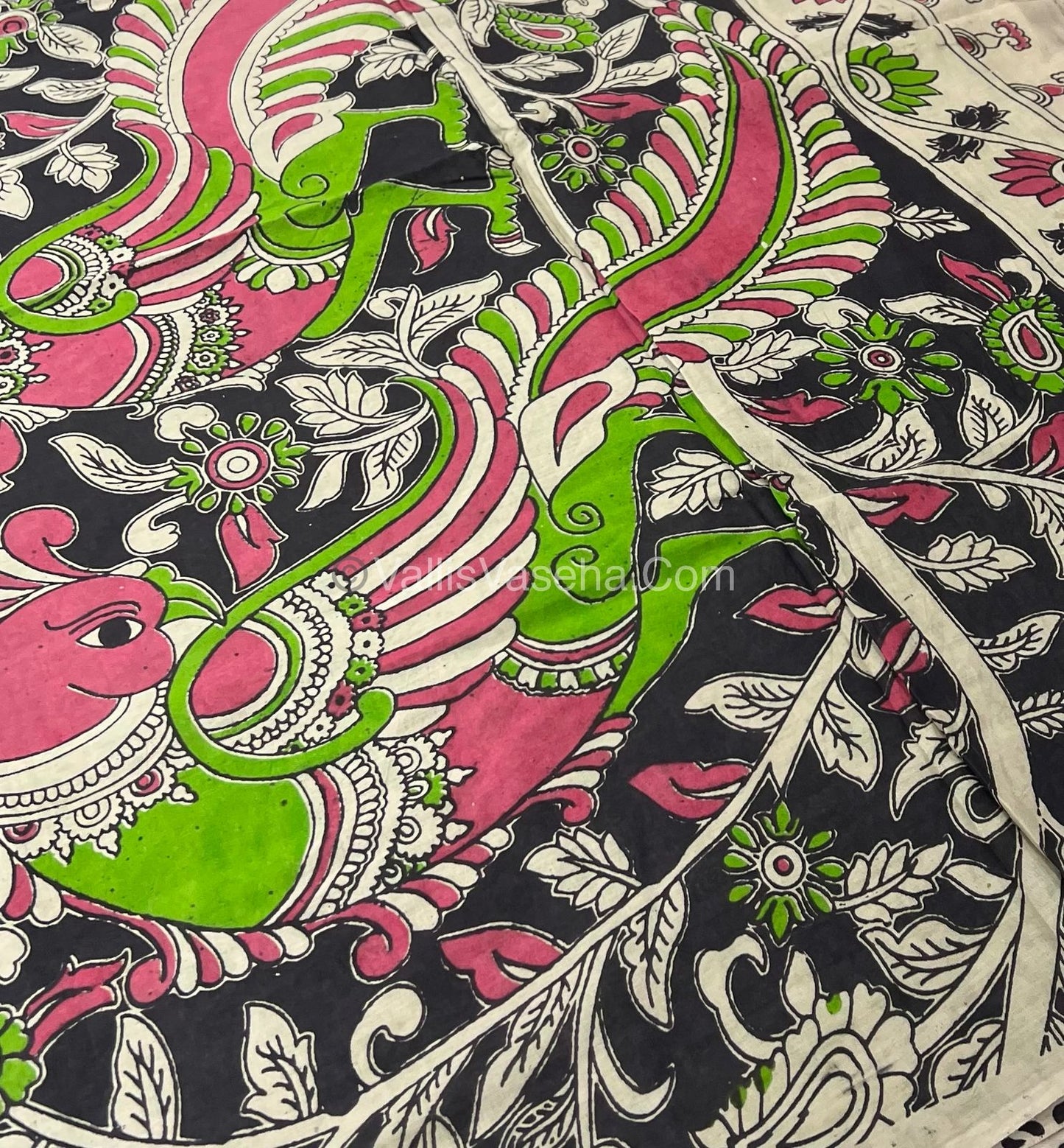 Pure Kalamkari Cotton Saree - VVPKC002