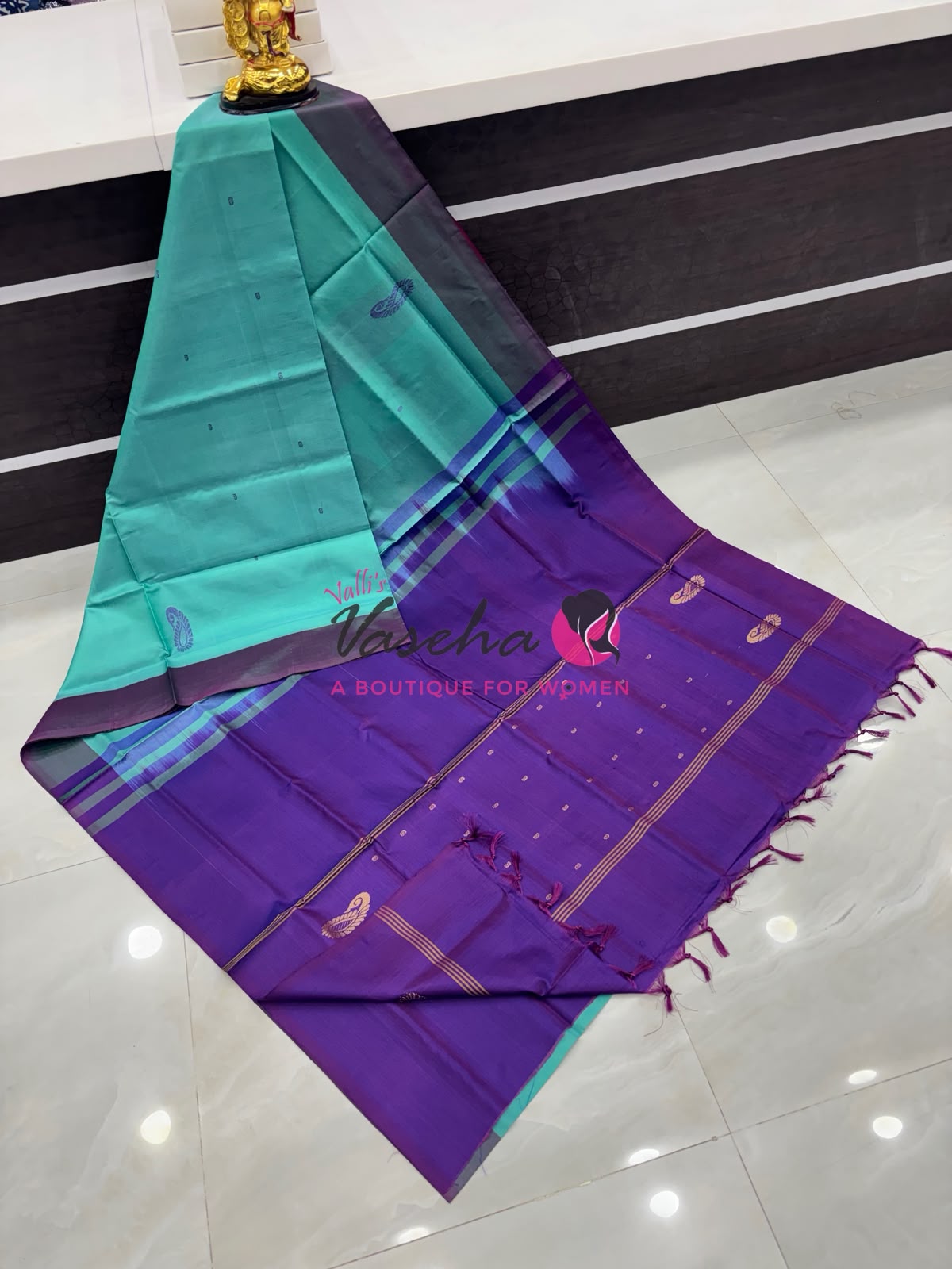 Vazhai Pattu Saree / Banana Pith - With Blouse - VVVPS002