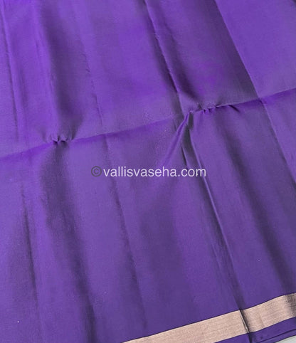 Pure Soft Silk Saree -Half Gold Zari Border - VVPSS032