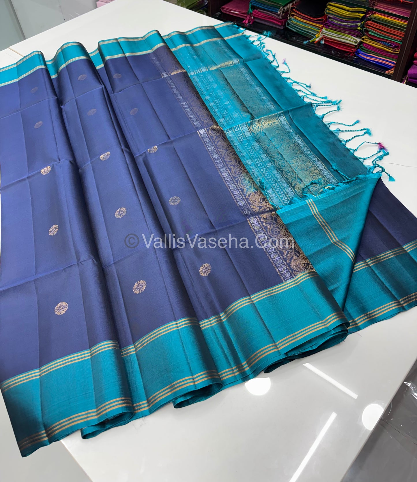 Half Mix - Pure Soft Silk Saree - VVPSS053