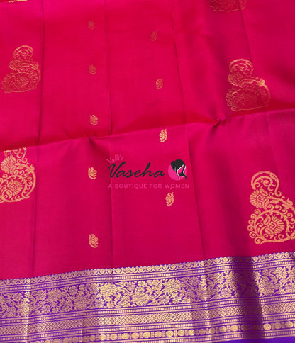 Pure Soft Silk Saree - Kanchi Border - VVPSS033