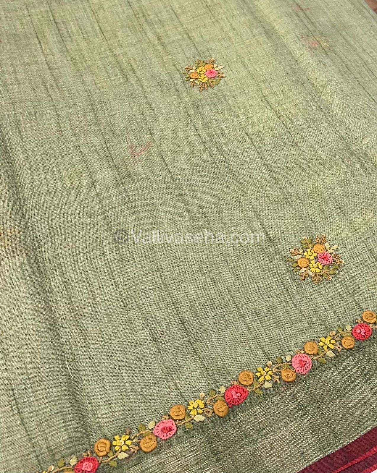 French Knot - Tissue Saree -  VVLFN001