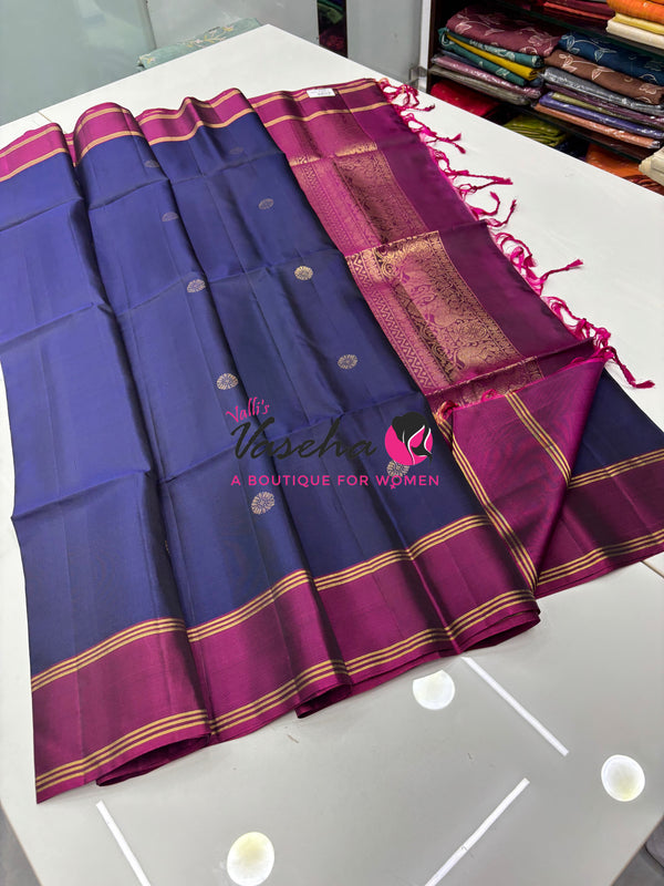 Half Mix - Pure Soft Silk Saree - VVPSS053
